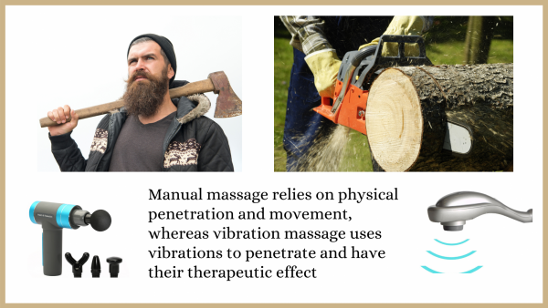 Manual massage techniques vs vibration massage