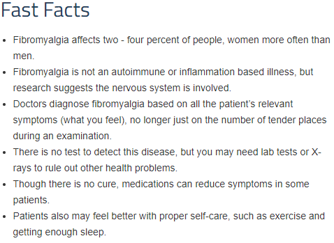 Fibromyalgia facts