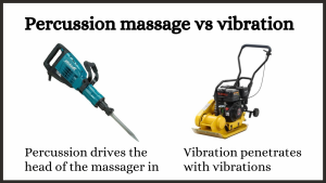 Percussion vs vibration massage
