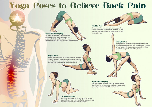 Exercises prescribed for back pain