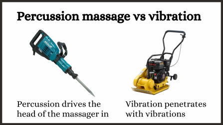 Percussion vs vibration