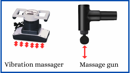 Vibration massage vs percussion