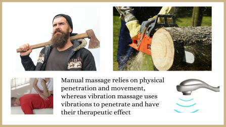 Basic mistake: using conventional massage techniques