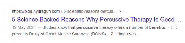 Google search results: Hydragun